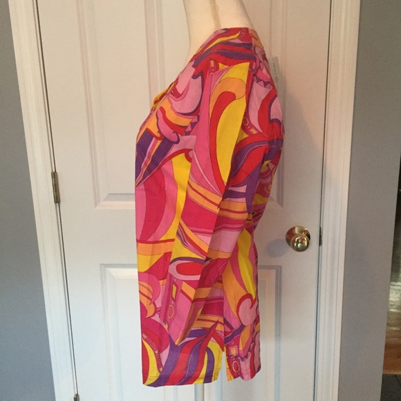 Tracy Negoshian Kaitlin Retro Tunic top - Picture 3 of 8